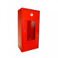 Шкаф пожарный ПРЕСТИЖ-04-НОК - навесной открытый красный для одного огнетушителя